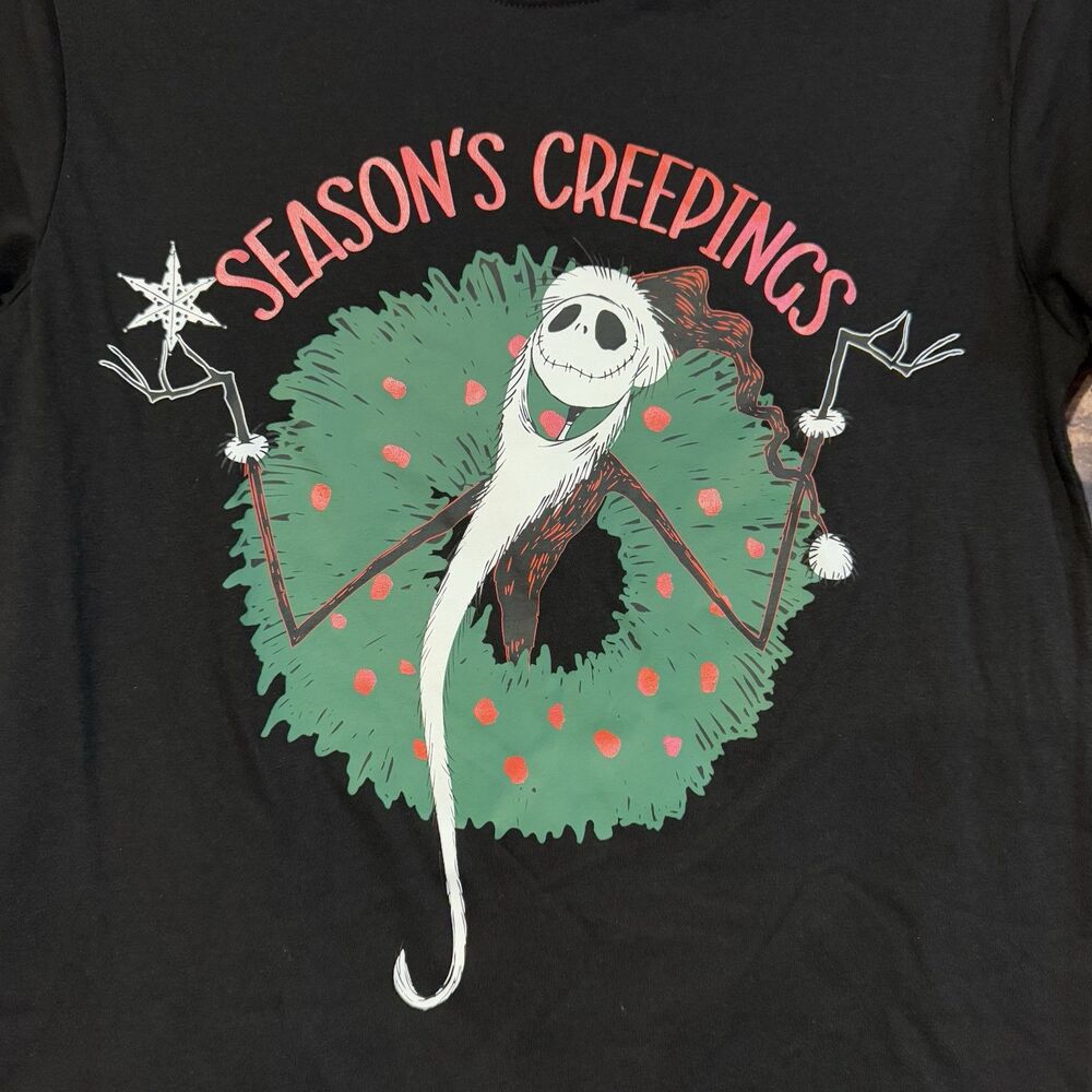 Disney Nightmare Before Christmas Season's Creepings Jack Skellington Shirt XXS - Picture 2 of 6